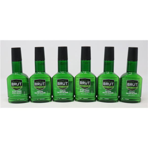 6 BOTTLES OF BRUT CLASSIC COLOGNE