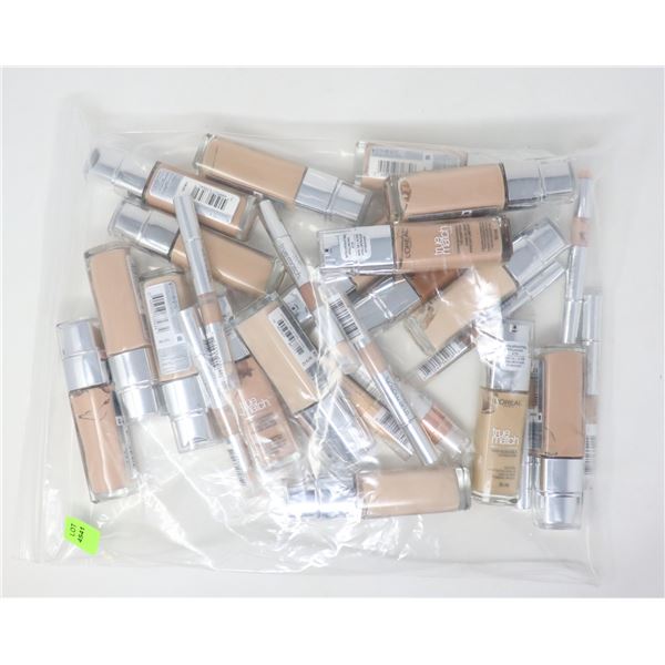 BAG LOT OF LOREAL TRUE MATCH BEAUTY PRODUCTS