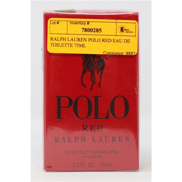 RALPH LAUREN POLO RED EAU DE TOILETTE 75ML