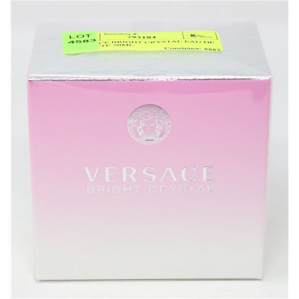 VERSACE BRIGHT CRYSTAL EAU DE TOILETTE 50ML