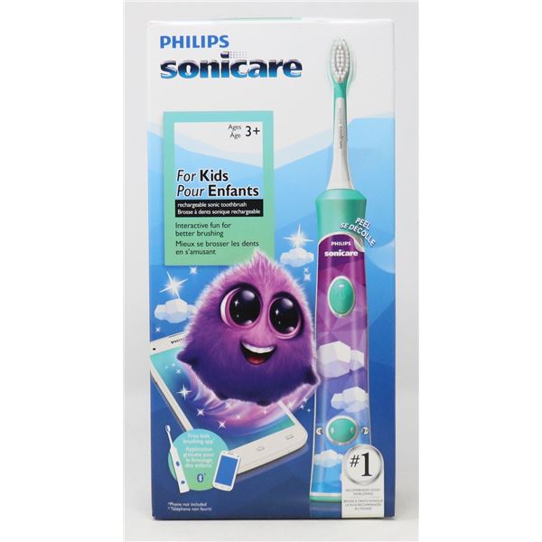 PHILIPS SONICARE RECHARGEABLE TOOTHBRUSH FOR KIDS