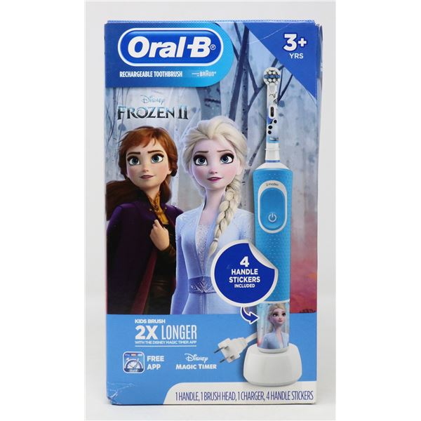 ORAL -B KIDS FROZEN II RECHARGABLE TOOTHBRUSH