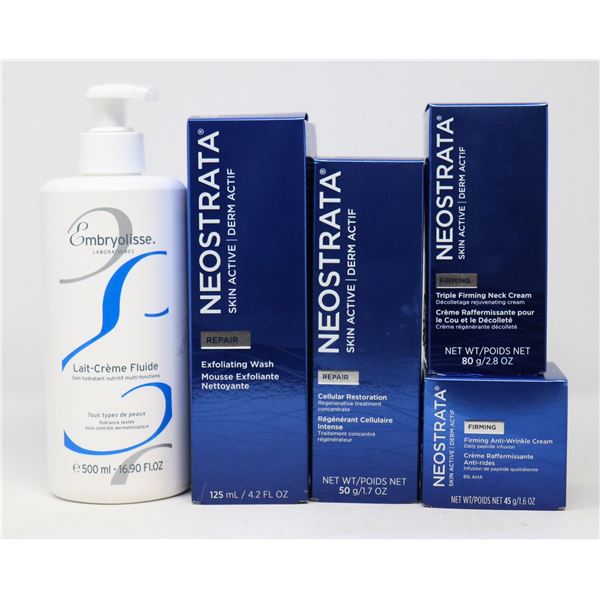 BAG LOT OF NEOSTRATA & URIAGE SKIN CARE PRODUCTS