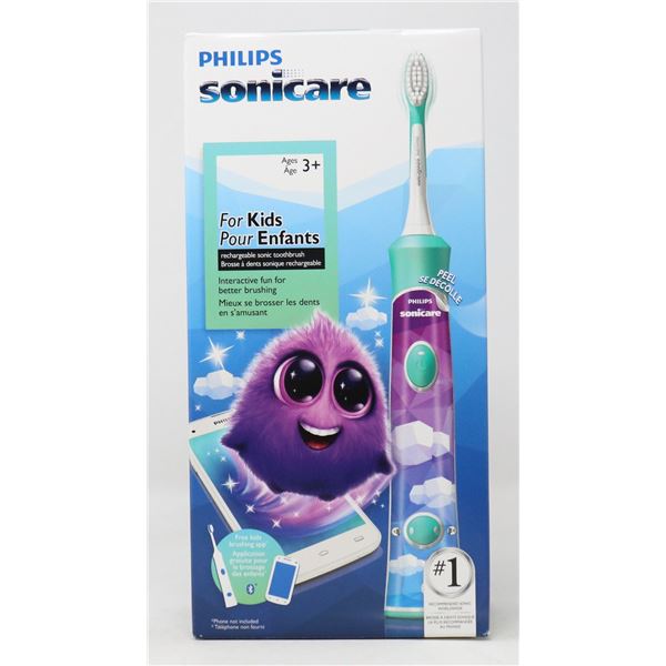 PHILIPS SONICARE RECHARGEABLE TOOTHBRUSH FOR KIDS