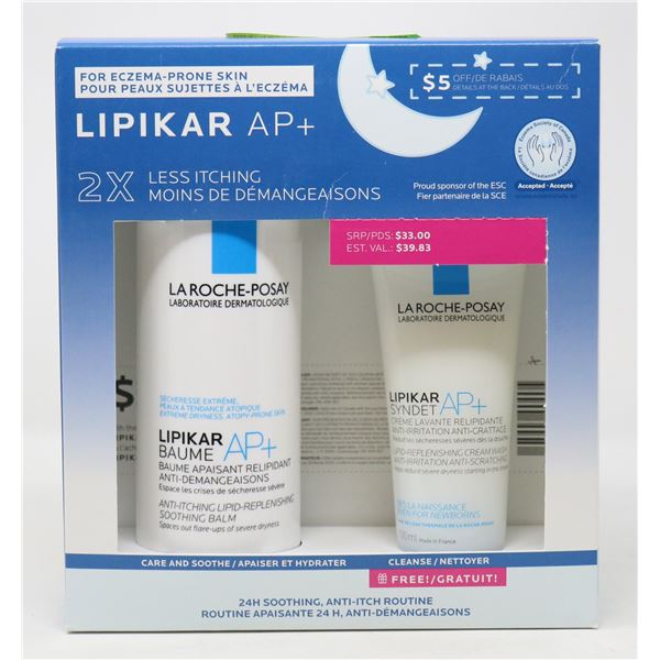 LA ROCHE-POSAY LIPIKAR AP+ PACK INCLUDES