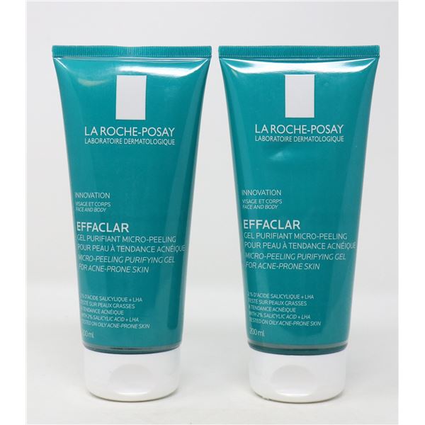 2 TUBES OF LA ROCHE-POSAY EFFACLAR MICRO PEELING