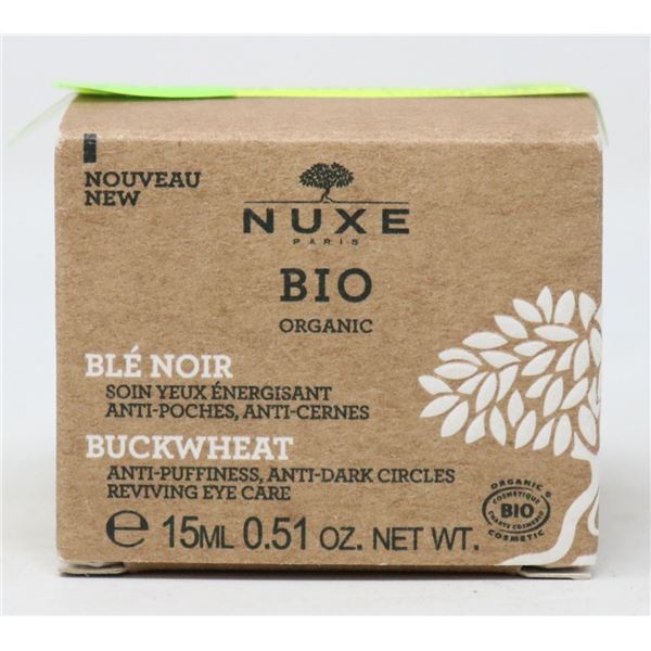 NUXE BIO BUCKWHEAT ANTI-PUFFINESS ANTI-DARK CIRCLE