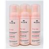 Image 1 : 3 BOTTLES OF NUXE VERY ROSE LIGHT CLEANSING FOAM