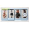 Image 1 : LOT OF 4 ASSORTED TCK QUARTZ ACCURACY WATCHES