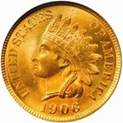 1906 Indian Cent. MS-66 RD (NGC).