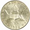 Image 1 : 1854 Silver Three-Cent Piece. MS-64 (PCGS).