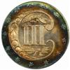Image 2 : 1863 Silver Three-Cent Piece. MS-64 (PCGS).