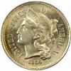 Image 1 : 1866 Nickel Three-Cent Piece. MS-65 (PCGS).