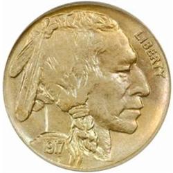 1917-S Buffalo Nickel. MS-65 (PCGS).