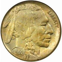 1921-S Buffalo Nickel. MS-64 (NGC).