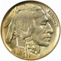 1925-D Buffalo Nickel. MS-66 (NGC).