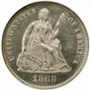 Image 1 : 1868 Seated Liberty Half Dime. MS-65 (NGC).