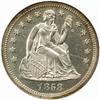 Image 1 : 1858 Seated Liberty Dime. Proof-65 (NGC).