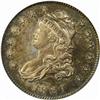 Image 1 : 1820 25C. B-4. Rarity-2. Small 0. AU-58 (NGC).