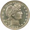 Image 1 : 1905 Barber Quarter. Proof-67 (NGC).