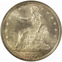 1877-S Trade Dollar. MS-64 (NGC).