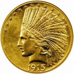 1915 Indian Eagle. MS-66 (NGC).
