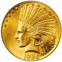 1926 Indian Eagle. MS-65 (PCGS).