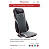 Image 1 : COSTWAY SHIATSU MASSAGE CUSHION - MULTI FUNCTION, NECK BACK MASSAGE - RETAIL $149.95