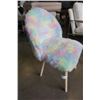 Image 2 : PASTEL RAINBOW FLUFFY CHAIR
