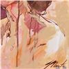 Image 2 : Marta Wiley, Framed Original Mixed Media Painting on Canvas, Hand Signed and Thumb Printed with Lett
