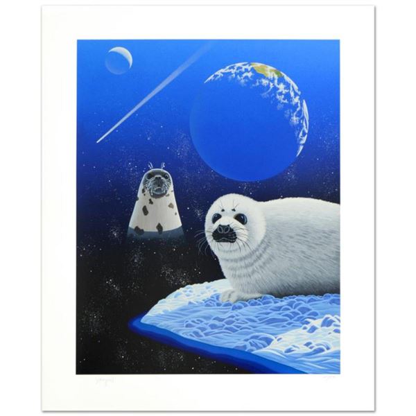 "Our Home Too IV (Seals)" Limited Edition Serigraph by William Schimmel, Numbered and Hand Signed by