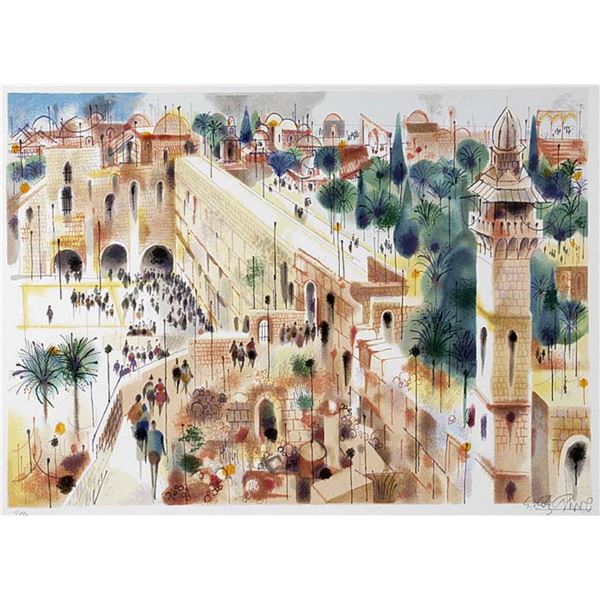 Shmuel Katz- Original Serigraph "Jerusalem"