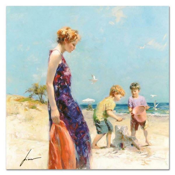 Pino (1939-2010), "Good Ole Days" Artist Embellished Limited Edition on Canvas, AP Numbered and Hand