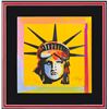 Image 2 : Peter Max- Original Lithograph "LIBERTY HEAD XVI (Mini)"