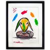 Image 1 : Menashe Kadishman- Pastel on Paper "Untitled"