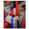 Image 1 : Arbe, "Theatrical" Hand Signed Original Painting on Canvas with Letter of Authenticity.