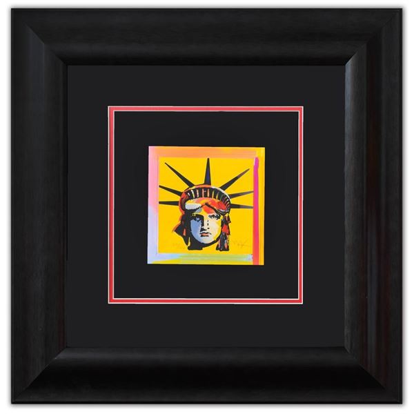 Peter Max- Original Lithograph "LIBERTY HEAD XVI (Mini)"