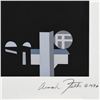 Image 2 : Armond Fields (1930-2008), "Study in Grey" Limited Edition Hand Pulled Original Serigraph, Numbered 