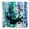 Image 1 : Gail Rodgers, "Marilyn Monroe" Hand Signed Original Hand Pulled Silkscreen Mixed Media on Canvas wit