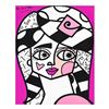 Image 1 : Britto, "Why" Hand Signed Limited Edition Giclee on Canvas; Authenticated.
