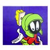Image 1 : Steve Kaufman (1960-2010) "Marvin Martian" Hand Signed and Numbered Limited Edition Hand Pulled silk