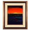 Image 1 : Wyland, "Sunset Time" Framed Original Acrylic Painting on Board, Hand Signed with Letter of Authenti