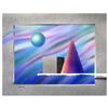 Image 1 : Ken Shotwell, "Anti-Gravity I" Hand Signed Original Panting with Certificate of Authenticity.