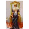 Image 1 : Pino (1939-2010)- Hand Embellished Giclee on Canvas "Evening Elegance"