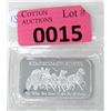 Image 1 : 1 Oz. .999 Fine Silver Stagecoach Bar