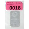 Image 1 : 1 Oz. .999+ Fine Silver Engelhard Mint Bar
