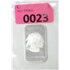 Image 1 : 1 Oz. .999 Silver Liberty First Nations/Buffalo Bar