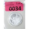 Image 1 : 1 Oz. 2021  .999 Fine Silver St. Helena Coin