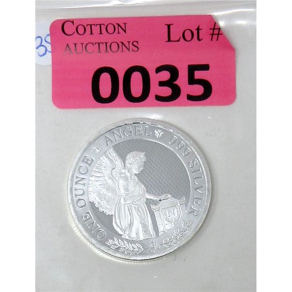 1 Oz. 2021  .999 Fine Silver St. Helena Coin