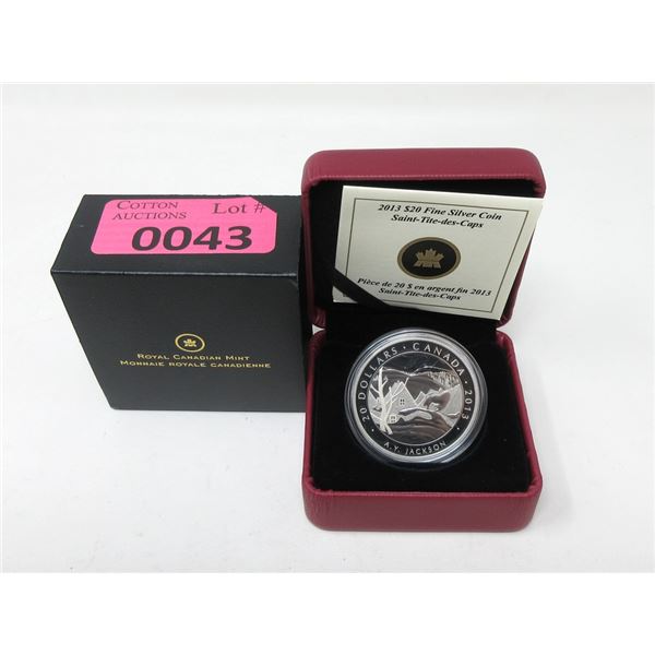 2013 Canada .9999 Silver 31.39 Gram $20 Coin